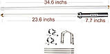Антена базова Retevis MA02 FRP antenna 144/430MHz C9082A, фото 5