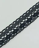 Мереживо чорне ширина 2,2см, фото 2