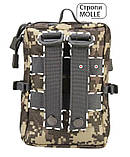 Тактичний маленький утилітарний підсумок чохол PACKER ACU PAT BK для дрібниць телефона сумка з MOLLE TB, фото 3
