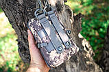 Тактичний маленький утилітарний підсумок чохол PACKER ACU PAT BK для дрібниць телефона сумка з MOLLE TB, фото 8