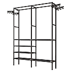 Вішалка для одягу 160x112x46см, Simple Coat Rack Double Row / Підлогова стійка для одягу, фото 8