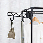 Вішалка для одягу 160x112x46см, Simple Coat Rack Double Row / Підлогова стійка для одягу, фото 7