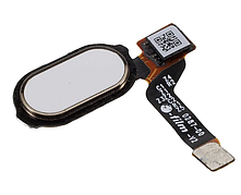 Шлейф для OnePlus 3 A3003/3T A3010, з кнопкою меню (Home), білого кольору