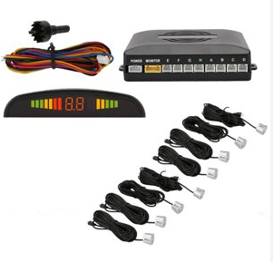 Парктроник (парковочный Радар) Assistant Parking Sensor на 8 Белых ...