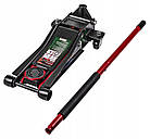 Домкрат підкатний гідравлічний посилений низькопрофільний з прогумованою накладкою на руків'ї 3т F-T830018, фото 3