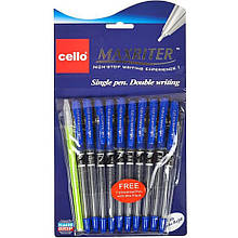 Ручка олійна MAXRITER Cello 727+1(Blue), синя 10 штук в упаковці топ