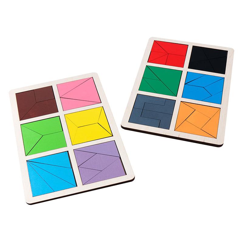 Дидактична гра Б. П. та О. О. Нікітіних "Склади квадрат", фото 1