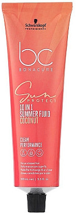 Мультифункціональний флюїд для волосся 10 в 1 Schwarzkopf Professional ВС Sun Protect Summer Fluid Coconut, 100 мл