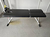 Стационарный стол для массажа, реабилитации, высота регулируется 66-92 см.