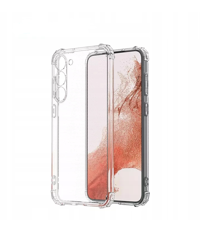 Противоударный прозрачный чехол для Samsung Galaxy S23 Plus (SM-S916B) Противоударный прозрачный чехол для Samsung Galaxy S23 Plus (SM-S916B)
