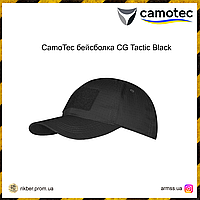 Бейсболка CamoTec CM Tactic Black, тактическая бейсболка, военная кепка койот, армейская кепка, летняя