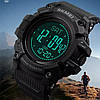 Чоловічий армійський водостійкий тактичний годинник з компасом Skmei Compass, Наручний годинник для військових Компас, фото 3