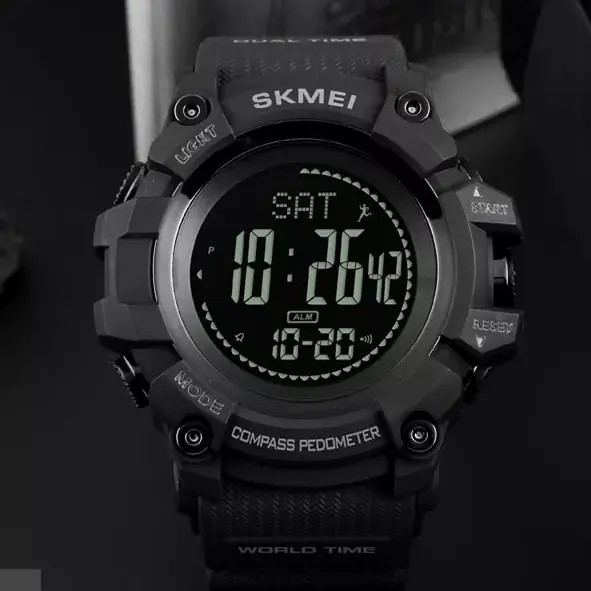 Мужские армейские водостойкие тактические часы с компасом Skmei Compass ...