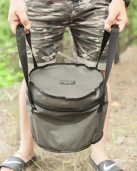 Відро для прикормки, Відро для замішування прикормки, М'яке відро,Відро Fisher 14л