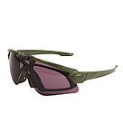 Захисні окуляри та маска 2 в 1 Si Ballistic M Frame олива, фото 3