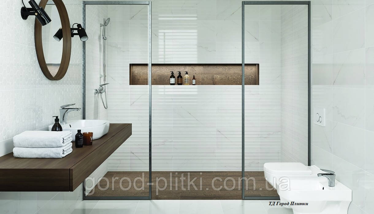 Opoczno Calacatta 30х60. Фотографії інтер'єру, фото 1