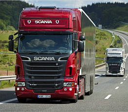 Наклейка лобое скло SCANIA