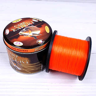 Carp Expert Fluo Orange 0.25 мм 1000м 8,9 кг волосінь рибальська