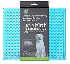 Килимок для повільного годування собак | Lickimat Soother 20 см х 20 см, фото 4