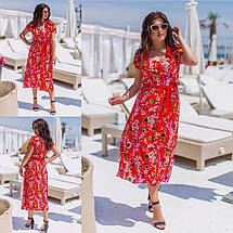 Літня сукня штапель розміри норма та батал, фото 4