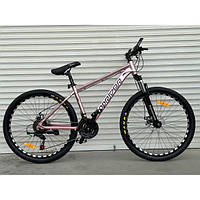 Спортивний гірський велосипед TopRider 670 рожевий, 26 дюймів алюмінієвий (ORIGINAL SHIMANO)