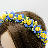Украинский обруч-венок на голову, Ободок для волос женский, Обруч для волос handmade