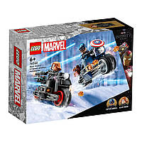 Конструктор Лего Lego Super Heroes Мотоциклы Черной Вдовы и Капитана Америка 76260