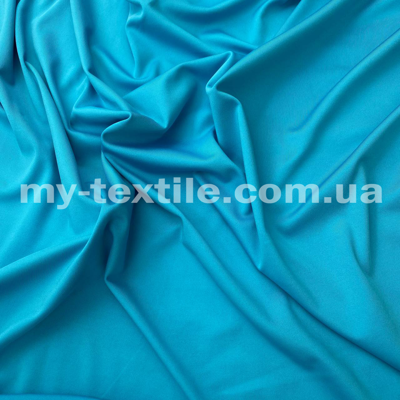 Трикотаж Лайкра Блакитна бірюза, фото 1