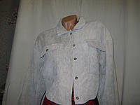 Пиджак женский Misssuided б/у вельветовый короткий размер 44-46 серый