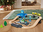 🚗 Дерев'яна залізниця PlayTive Train (Заправка) Німеччина (Brio, Hape, Viga Toys, Ikea), фото 6