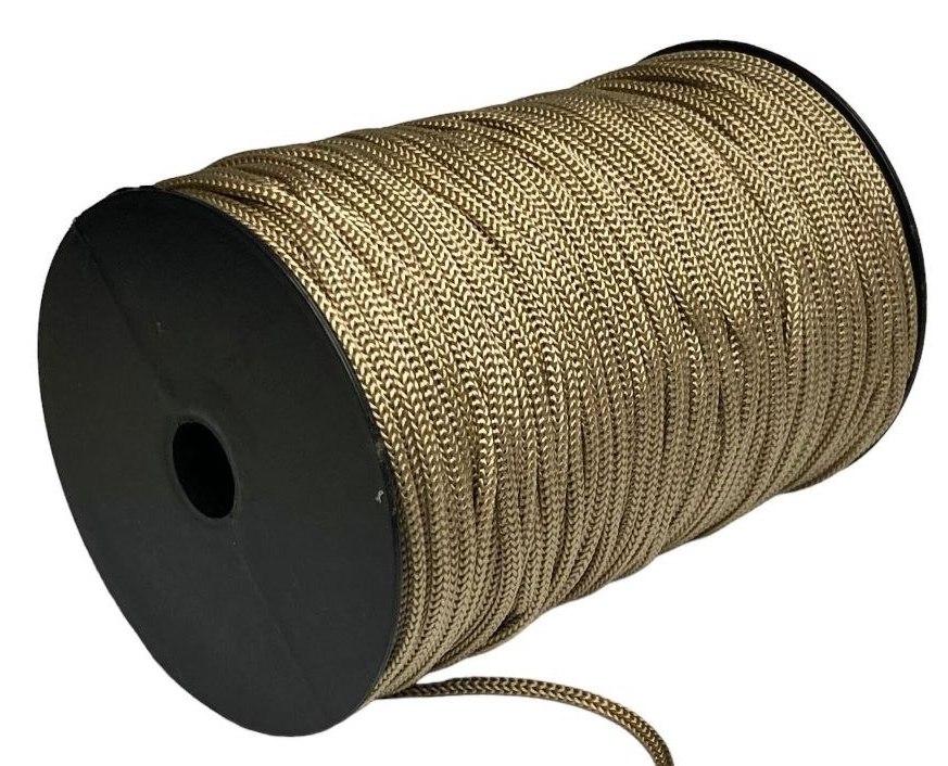 Шнур для одягу круглий 4 мм/150м (Койот)