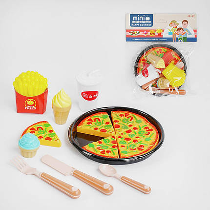 3729 A Набір піца, 8 елементів у пакеті, фото 1