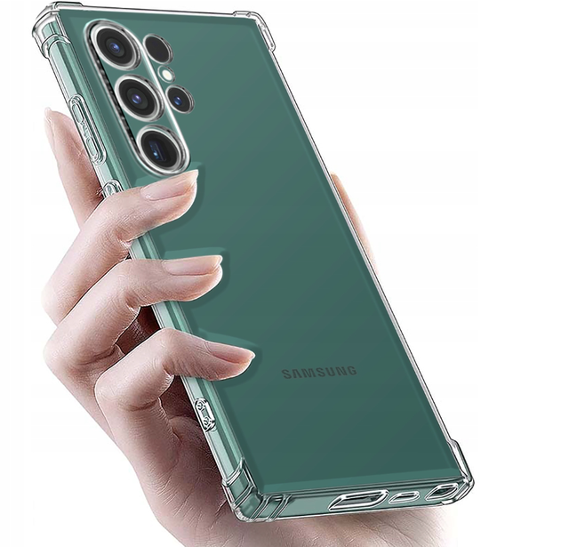 Противоударный прозрачный чехол для Samsung Galaxy S23 Ultra (SM-S918B)