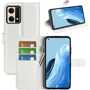 Чохол-книжка Litchie Wallet для Oppo Reno 7 4G / F21 Pro 4G White