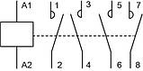 Контактор модульний 4P 25A 2NO+2NC 220V [A0040030030] MK-N АСКО, фото 6