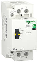 Контактор модульный 1P+N 40A 2NO 230V [R9C20240] RESI9 Schneider Electric