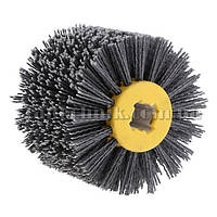 Щітка-піранья валик 100х110 мм P80 (сіра) 90074