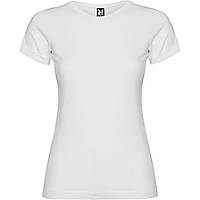 Белая женская футболка Roly Jamaica
