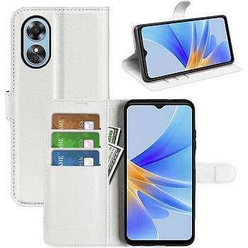 Чохол-книжка Litchie Wallet для Oppo A17 / A17k White