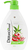 Крем-мило з дозатором DERMOmed ALOE & POMEGRANATE 1000 мл (8050444493073), фото 7