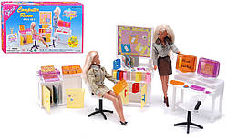 Меблі для ляльок Глорія комп'ютерний клас 21022