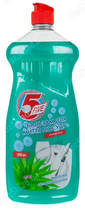 Бальзам для миття посуду Five Алое концентрат 1л (4820021765063)