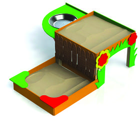 Пісочниця дворівнева SiverSport KID1103