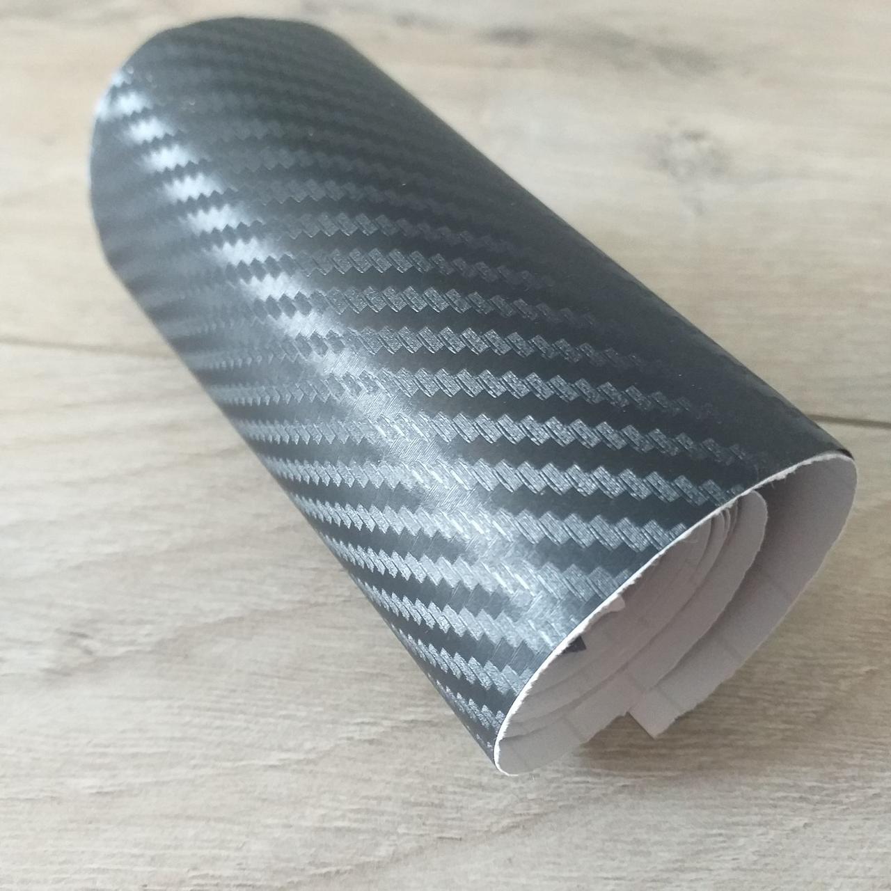 Плівка захисна для авто під карбон 3D рулон 10*125 см Універсальна декоративна плівка Чорний (KG-9282)