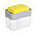 Дозатор для миючого засобу 385мл Soap pump and sponge Сірий, диспенсер для миючого засобу натискний, фото 3