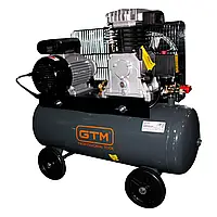 Поршневой воздушный компрессор GTM KCH2070A-50L, 50 л., ременной