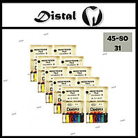 Н-файлы H-file Dentsply Maillefer 31 мм №45-80, ассорти, ручные файлы