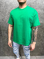 Мужская футболка 2Y Premium оверсайз зеленая