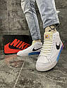 Чоловічі кросівки Nike Blazer Mid 77 (Білі) ||, фото 2