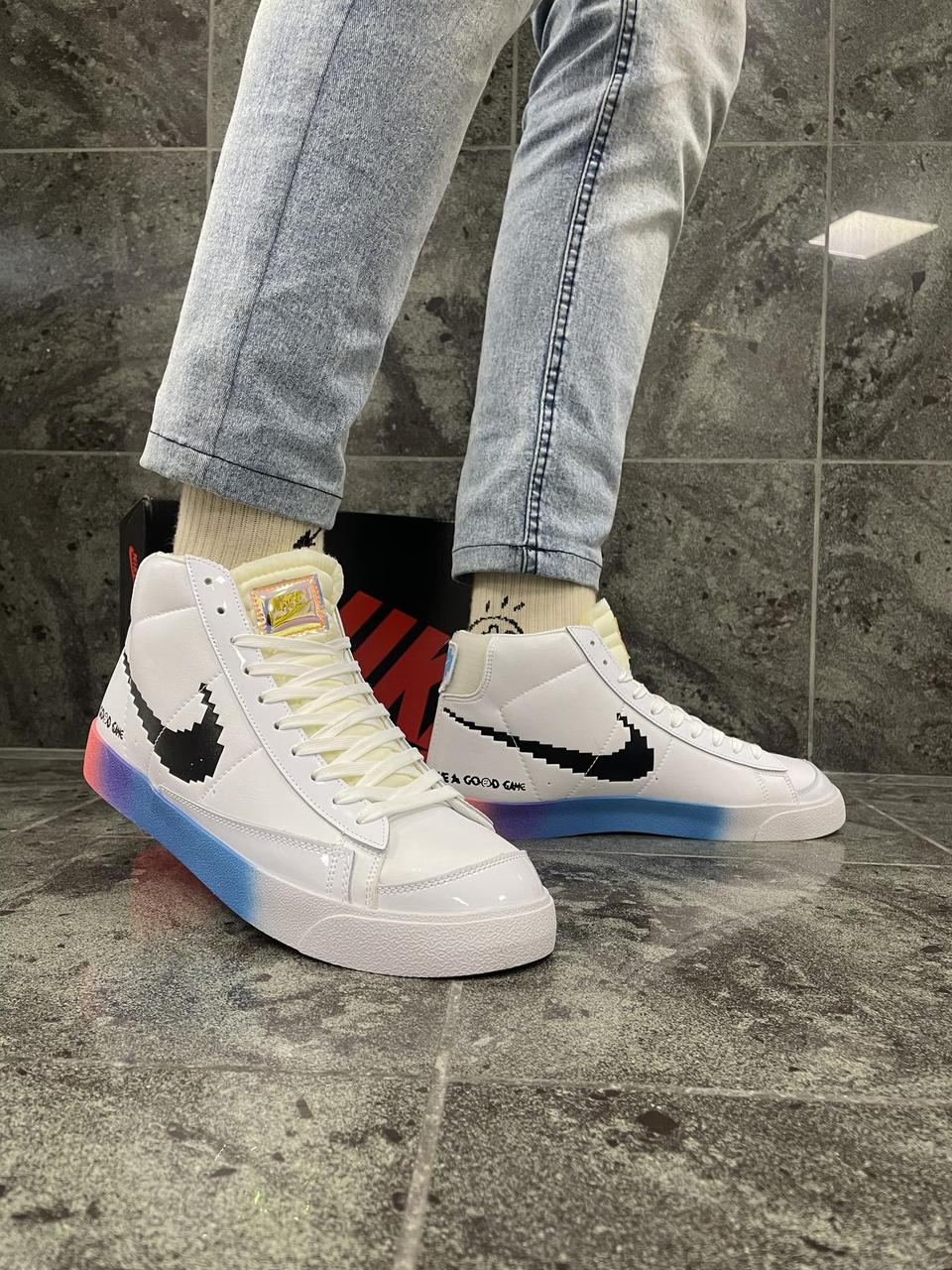 Чоловічі кросівки Nike Blazer Mid 77 (Білі) ||